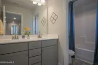 136 Sugar Pine Road Lot 61, Rocky Mount, NC 27804 — 4-bedroom home in Longneedle, Rocky Mount, NC, photo 20 of 21: Full Bath. 2131 Plan
