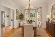 105 Green Bank Court, Rocky Mount, NC 27804 — 3-bedroom home in Charleston Place, Rocky Mount, NC, photo 8 of 44: Virtually Staged Dining Room