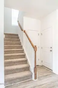 70 Walkabout Drive, Aberdeen, NC 28315 — 3-bedroom home in Sandy Springs, Aberdeen, NC, photo 8 of 31: Stairway