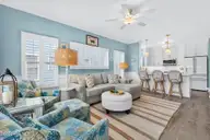 411 27th Street # B, Sunset Beach, NC 28468 — 2-bedroom condo in Villas at Sunset Bea, Sunset Beach, NC, photo 11 of 43: Plantation Shutters