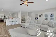 135 Darel Street, Rocky Point, NC 28457 — 4-bedroom waterfront home in Brick Chimney Landing, Rocky Point, NC, photo 23 of 72: Living Room