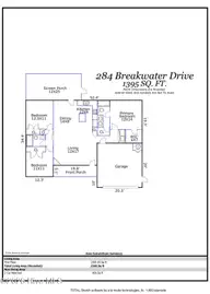 284 Breakwater Drive, Sneads Ferry, NC 28460 — 3-bedroom home in Bridgeport, Sneads Ferry, NC, photo 2 of 41: 284 breakwater floor plan