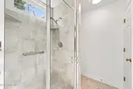 2119 Royal Pines Drive, New Bern, NC 28560 — 3-bedroom waterfront home in Fairfield Harbour, New Bern, NC, photo 16 of 47: Walk-in Shower