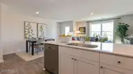 203 Maddox Drive, Aberdeen, NC 28315 — 3-bedroom townhome in Martin Farms, Aberdeen, NC, photo 12 of 37: Kitchen