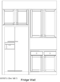 4067 Balboa Avenue 31, Leland, NC 28451 — 3-bedroom home in Pinewood, Leland, NC, photo 8 of 22: Cabinet layout for Kitchen 2