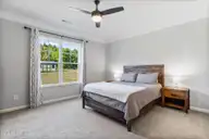 9001 Fox Trot Circle, Middlesex, NC 27557 — 3-bedroom home in Beaver Creek, Middlesex, NC, photo 13 of 33: 13-Primary Bedroom