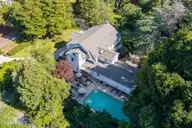50 Mccaskill Road W, Pinehurst, NC 28374 — 5-bedroom home in Old Town, Pinehurst, NC, photo 6 of 66: drone from back side