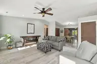 108 Portside Lane, New Bern, NC 28562 — 3-bedroom waterfront home in River Bend, New Bern, NC, photo 4 of 32: Living Room