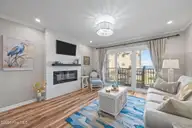 1822 New River Inlet Road Unit 1102a, North Topsail Beach, NC 28460 — 1-bedroom waterfront condo in Topsail Dunes, North Topsail Beach, NC, photo 5 of 51: Living Area
