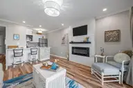 1822 New River Inlet Road Unit 1102a, North Topsail Beach, NC 28460 — 1-bedroom waterfront condo in Topsail Dunes, North Topsail Beach, NC, photo 9 of 51: Living Area