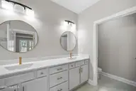 284 Atlantic Court SW, Supply, NC 28462 — 3-bedroom waterfront home in Lockwood Folly, Supply, NC, photo 18 of 47: Master Bath