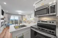 1822 New River Inlet Road Unit 1102a, North Topsail Beach, NC 28460 — 1-bedroom waterfront condo in Topsail Dunes, North Topsail Beach, NC, photo 16 of 51: Kitchen