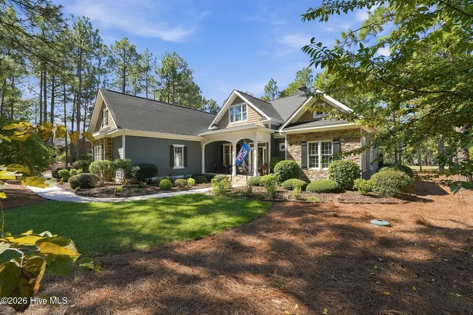 34 Plantation Drive, Southern Pines, NC 28387 — 4-bedroom home in Mid South Club, Southern Pines, NC, photo 1 of 48: Front 1