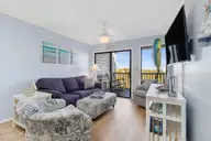 2308 W Fort Macon Road 302 H, Atlantic Beach, NC 28512 — 3-bedroom waterfront condo in IBRC, Atlantic Beach, NC, photo 5 of 61: Living Room with marsh views