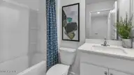 606 Wilder Bloom Path, Aberdeen, NC 28315 — 3-bedroom townhome in Martin Farms, Aberdeen, NC, photo 24 of 31: Bathroom