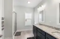 163 Freedom Park Road, Beaufort, NC 28516 — 3-bedroom townhome in Beau Coast West, Beaufort, NC, photo 23 of 40: Master Bath