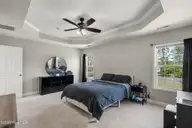 156 Weste Avenue, Jacksonville, NC 28540 — 4-bedroom home in Bryan Farms, Jacksonville, NC, photo 22 of 47: Master Bedroom