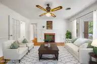 1108 Speight Street, Tarboro, NC 27886 — 3-bedroom home, Tarboro, NC, photo 7 of 35: Living Room (Virtual)