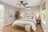 165 Long Pond Loop, Swansboro, NC 28584 — 2-bedroom waterfront condo in Cabins at Old Horse, Swansboro, NC, photo 7 of 25: Bedroom 1 Virtually Staged