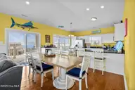 2414 Ocean Drive, Emerald Isle, NC 28594 — 5-bedroom waterfront home in Emerald Isle By The Sea, Emerald Isle, NC, photo 5 of 59: Dining & Kitchen