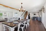 201 Mansfield Parkway, Morehead City, NC 28557 — 4-bedroom waterfront home in Morehead Bluffs, Morehead City, NC, photo 9 of 50: Dining Room/Kitchen