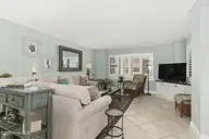 1505 Salter Path Road 235 Summer Winds, Indian Beach, NC 28512 — 3-bedroom waterfront condo in Summer Winds Condominiums, Indian Beach, NC, photo 9 of 46: Open concept LR w/ views