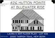2000 Tarpon Trail, New Bern, NC 28562 — 5-bedroom home in Bluewater Rise, New Bern, NC, photo 1 of 12: Elevation 426-HP