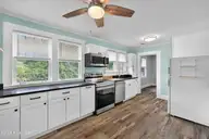 2240 W Lake Shore Drive, Wilmington, NC 28401 — 2-bedroom waterfront home in Pinecrest Terrace, Wilmington, NC, photo 23 of 51: Kitchen