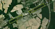00 Us 301 Hwy, Lucama, NC 27851 — lot, Lucama, NC, photo 4 of 20: 2Aerial Close_flexmls