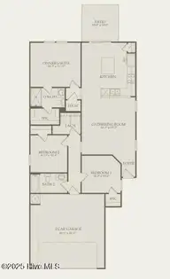524 Coronado Avenue SE, Leland, NC 28451 — 3-bedroom home in Herring Shores, Leland, NC, photo 2 of 2: Goldcrest Floorplan HS