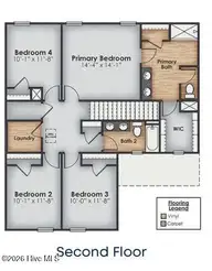 1518 W White Egret Lane NE Lot 741, Bolivia, NC 28422 — 4-bedroom home in Eagle Creek, Bolivia, NC, photo 4 of 43: Second Floor