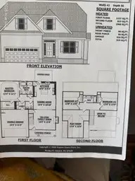 245 Bryant Farm (L23) Drive, Selma, NC 27576 — 3-bedroom home in Hinnant Farm East, Selma, NC, photo 2 of 3: Front Elevation