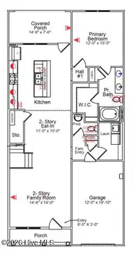 1224 Corolla Drive, Castle Hayne, NC 28429 — 4-bedroom townhome in Avenue One, Castle Hayne, NC, photo 3 of 11