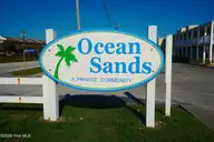 Ocean Sands, Atlantic Beach — 1-bedroom waterfront condo in Ocean Sands, Atlantic Beach, NC, photo 2 of 40: ENTRANCE SIGN