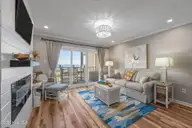 1822 New River Inlet Road Unit 1102a, North Topsail Beach, NC 28460 — 1-bedroom waterfront condo in Topsail Dunes, North Topsail Beach, NC, photo 6 of 51: Living Area
