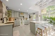 111 Mimosa Boulevard, Pine Knoll Shores, NC 28512 — 3-bedroom waterfront home in Pine Knoll Association, Pine Knoll Shores, NC, photo 2 of 54: Kitchen