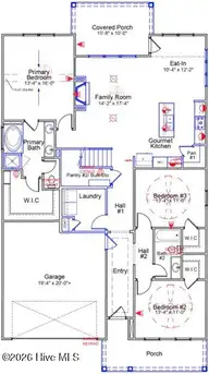 9246 Salty Breeze Place, Leland, NC 28451 — 3-bedroom home in Grand Park, Leland, NC, photo 2 of 22: 303 1st floor