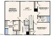 10891 Lancaster Store Road, Castalia, NC 27816 — 4-bedroom home, Castalia, NC, photo 4 of 4: Dupont-2ndFlr_750x500 4 BEDROOM