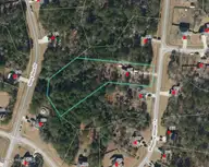 611 Weeping Willow Lane, Jacksonville, NC 28540 — 4-bedroom home in Blue Creek Estates, Jacksonville, NC, photo 7 of 51: GIS aerial