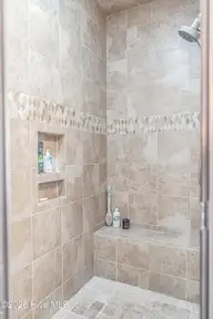 38 E Augusta Lane, Southern Pines, NC 28387 — 4-bedroom home in Mid South Club, Southern Pines, NC, photo 18 of 49: Master shower