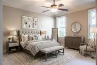 38 E Augusta Lane, Southern Pines, NC 28387 — 4-bedroom home in Mid South Club, Southern Pines, NC, photo 21 of 49: Guest Bedroom on main floor