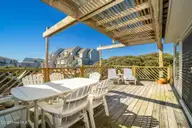 301 Salter Path Road 2 Genesis, Pine Knoll Shores, NC 28512 — 3-bedroom waterfront condo in Genesis, Pine Knoll Shores, NC, photo 13 of 54: Rear Deck