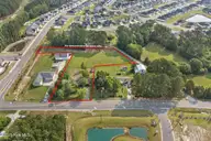 670 Calabash Road NW, Calabash, NC 28467 — 3-bedroom manufactured home, Calabash, NC, photo 2 of 28: Aerial