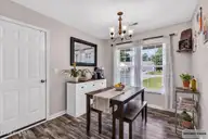 143 Ashbury Park Lane, Richlands, NC 28574 — 3-bedroom home in Ashbury Park, Richlands, NC, photo 9 of 29: Dining Virtually Staged