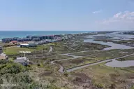 316 Bay Circle, North Topsail Beach, NC 28460 — 3-bedroom waterfront townhome in Bay View, North Topsail Beach, NC, photo 6 of 44: 316BayDrone-7
