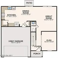 4270 Angus Court, Bailey, NC 27807 — 4-bedroom home in Bull Head Landing, Bailey, NC, photo 5 of 6: Essex_1stFlr_750x500