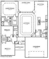 4023 Bluewater Boulevard, New Bern, NC 28562 — 3-bedroom home in Bluewater Rise, New Bern, NC, photo 3 of 24: Floor Plan