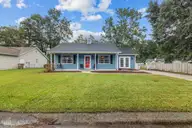 2917 Norbrick Street, Midway Park, NC 28544 — 3-bedroom home in Hunters Creek, Midway Park, NC, photo 3 of 48: Front Exterior from Road