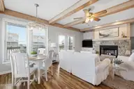 2508 Ocean Drive 14a1, Emerald Isle, NC 28594 — 2-bedroom waterfront condo in Ocean Reef, Emerald Isle, NC, photo 10 of 50: Dining & Living