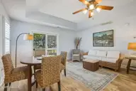 7 Bermuda Greens, Pine Knoll Shores, NC 28512 — 2-bedroom waterfront condo in Bermuda Greens, Pine Knoll Shores, NC, photo 17 of 50: Living Room